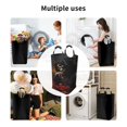 thumbnail image 6 of Lsque Elegant Rose Skull Laundry Basket, Laundry Hamper, Dirty Clothes Hamper for Laundry, Collapsible, Waterproof Laundry Baskets with Aluminum Handles for Laundry, Dorm, Family, 6 of 6