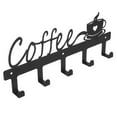 thumbnail image 4 of DEEPCRAFF Coffee Mug Wall Rack Black 1Pcs 13.4X5.2X1.3In, 4 of 8