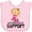 AD-Pink, variant on Inktastic Cleft Palate Cleft Lip Support Lion Boys or Girls Baby Bib