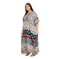 thumbnail image 4 of Caftans Longs pour Femmes Grande Taille Robe Caftan Robe de Soirée Fête Été Plage Robe d'Été Manches Kimono Longues Robes Décontractées en Ligne, 4 of 6