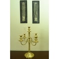 thumbnail image 4 of Candle Candelabra with 4 arms -Brass Golden Candle Candelabra - (20 inch tall) , Brass Candlestick Holder, 4 of 5