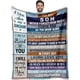 thumbnail image 1 of LHSHID Fathers Day Blanket Gifts for Son Son Blanket Gifts for Son from Mom Dad Son Birthday Gifts Ideas Best Grown Son Gifts for Teen Boys Adult Son Gifts for Graduation Christmas 30"x40", 1 of 6