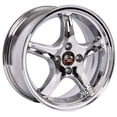 thumbnail image 3 of New Chrome Wheel for 1979-1993 Ford Mustang (rear only) Cobra 17x9 Inch Chrome Mustang Rim, 3 of 4