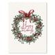 thumbnail image 1 of Pintura en lienzo de alce nevado de Navidad, letras y campanas, arte de pared decorativo, póster de Arte de fuego de madera para decoración de dormitorio, regalos, 1 of 4