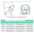 thumbnail image 3 of BELLA & PAL Cat Harness and Leash for Walking, Breathable Air Mesh Adjustable Vest Harnesses for Cats, Easy Control Safety Reflective Strips Harness, Light Green Harness, XXS, 3 of 11
