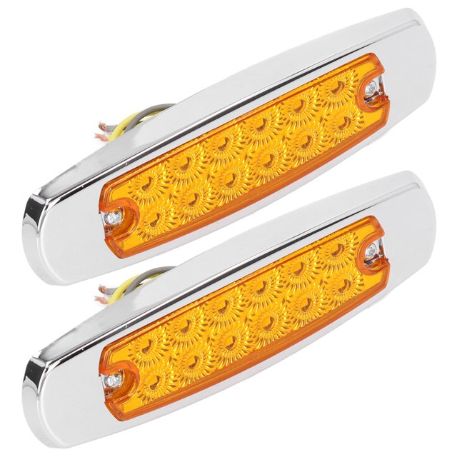 Luz de posición lateral, par 12V 12LED Luz de gálibo LED lateral Indicador de posición lateral Diseñado a medida