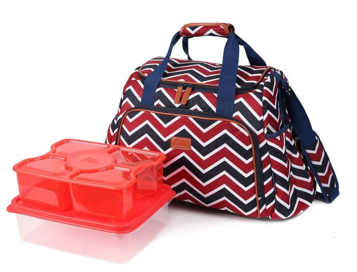 insulated duffel lunch bag