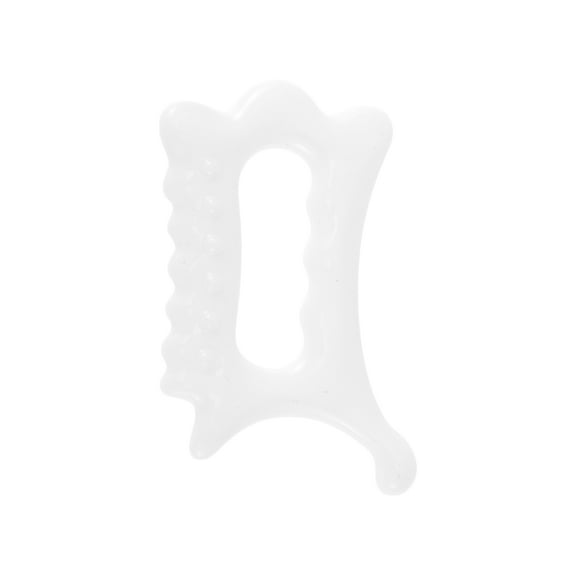Unique Bargains 1 Pc Comfortable Massage Scraper  4.92"x3.27" White