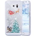 thumbnail image 1 of for Galaxy S8 Case, Shiny Stars Christmas Tree Rudolph Pattern Shell Flowing Liquid Floating Luxury Bling Sparkle Quicksands Hard PC Clear Funny Case Glitter Cover for Samsung Galaxy S8, 1 of 2