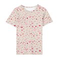 thumbnail image 4 of Soki T-Shirt Mode Décontracté Brillant pour Femmes Col Rond Manches Courtes, 4 of 4