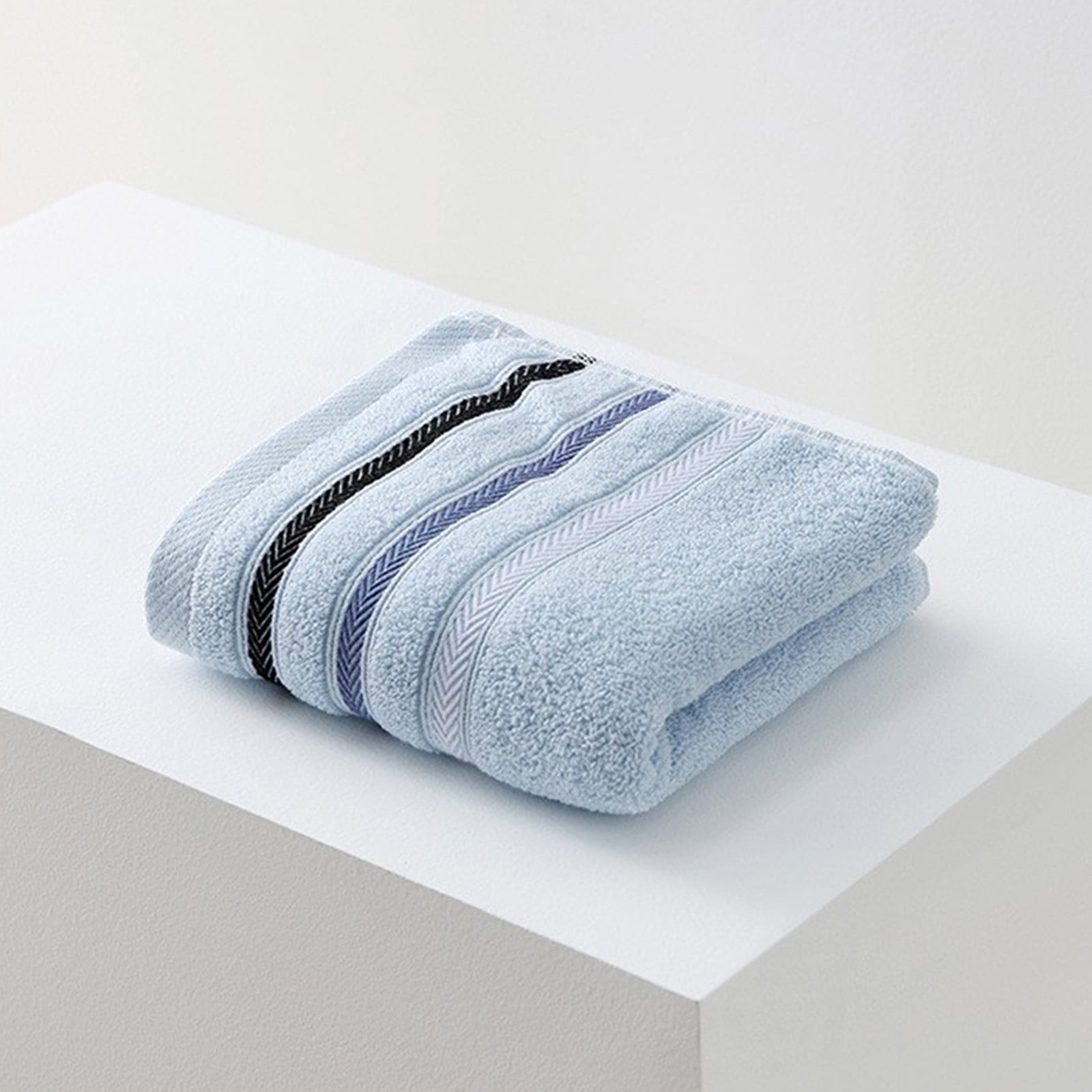 Hiroekza 12-Pack 100% Cotton Hand Towels Set for Bathroom Bath Sheets - Soft, Skin-frindly, Absorbent Towels for Bathroom, Gym, Spa, Hair Care, Facial Towels for Estheticians, Massage Towels Blue