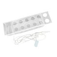 thumbnail image 2 of Abbracc Acrylic Long Vase Photo Prop Rectangular Flower Vase for Desktop Decor Shelf 12 12 Hole, 2 of 9