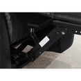 thumbnail image 5 of Pemberly Row Leather Recliner Loveseat Power Lift Reclining Sofa in Black, 5 of 9