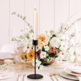 thumbnail image 2 of simhoa Candle Holder for Pillar Candles Candle Stand Iron Stable Base Table Centerpiece Black L, 2 of 8