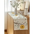 thumbnail image 5 of Table Runner 120 Inches Long for Kitchen Dining, Bees Branches Dresser Scarf Farmhouse, Dining Table Decorations for Wedding/Parties, Farmhouse Spring Botanical Elegant 13 x 120 In, 5 of 8