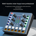 thumbnail image 6 of M8 Sound Card Live Broadcast Audio Interface Podcasting Device Caster with Premium Mic Preamplifier, 6 of 6