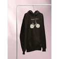 thumbnail image 3 of Daisy Bicycle Spring Air Hoodie Women -Image by Shutterstock, Female Small, 3 of 4