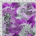 thumbnail image 4 of oneOone Cotton Cambric Purple Fabric Abstract-Brush Stroke With Polka Diy Clothing Quilting Fabric Print Fabric By Yard 42 Inch Wide, 4 of 4