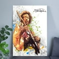 thumbnail image 3 of Jimi Hendrix Great Gift For Musicians, Guitarists and Rock n Roll Fans - Retro Chic Home Decor Size 24''x36'' - Postora, 3 of 5