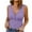 Purple, variant on Up to 30% off! Kmdttou Fashion Women Sleeveless Garment Comfortable Breathable V-Neck Blouses Tops Fashion Layering Slim Trendy Cool Tops