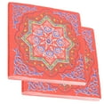 thumbnail image 4 of 40 hojas de servilletas pañuelo de papel patrón de Ramadán 4 capas de alta absorción para cena de fiesta rojo + patrón colorido, 4 of 5