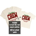 thumbnail image 2 of Olive Loves Apple Christmas Crew Faux Glitter Shirt Making Memories Together Holiday Tee Natural Shirt 18 Months, 2 of 7