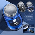 thumbnail image 2 of Miniafeitadora eléctrica portátil para hombre, maquinilla de afeitar inalámbrica con pantalla Digital, resistente al agua, recargable, para Barba, 2 of 4