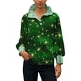 thumbnail image 4 of Vekome St Patricks Day Womens Long Sleeve Tee Shirts Plus Size Green Pullover Tops Collared Holiday Irish Themed Tee Shirts Button Holiday Blouses, 4 of 6