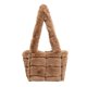 thumbnail image 1 of Bolso Mano Peludo Informal Nube Con Clip Felpa Suave Y Lindo Cruzado Un Hombro para Mujer (marrón), 1 of 9