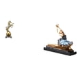 thumbnail image 1 of Figura de escritorio,Estante de estatua de caballo para escritorio,oficina,decoración del hogar,Figura decorativa de escritorio de resina para decoración del hogar,estatua de bailarina de, 1 of 8