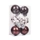 thumbnail image 2 of Adornos navideños, adornos navideños, regalos navideños, 6 cm, 6 piezas, adornos navideños, bolas para árbol, adornos colgantes para fiestas en el hogar, decoración, bolas colgantes., 2 of 3