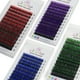 thumbnail image 2 of GLAMLASH Gradiente Rojo Verde Azul Púrpura Color Extensión de pestañas Individual Faux Mink Ombre Falso Ojo Color Pestañas Herramienta de maquillaje Deng Xun unisex, 2 of 2