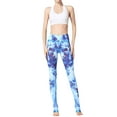 thumbnail image 7 of SLADYGLD Women High Waisted Tie-Dyed Gradient Printed Stirrup Leggings, 7 of 7