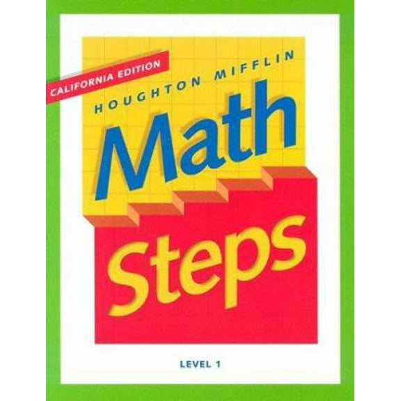 Pre-Owned Houghton Mifflin Math Steps: Student Edition Level 1 2000 (Paperback) 0395980070 9780395980071