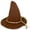Brown, variant on Witch Wizard Hat for Adults Halloween Felt Pointed Cone Hat Vintage Scarecrow Costume Accessory for Women Men