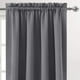 thumbnail image 3 of Cortinas opacas para dormitorio - Aislamiento térmico con bolsillo para barra, para sala de estar (2 paneles, 42 x 63 pulgadas, gris), 3 of 7