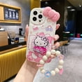 thumbnail image 3 of Sanrio-funda de teléfono de Hello Kitty My Melody, carcasa de silicona anticaída para iPhone 15, 14, 13, 12, 11 Pro Max, Mini, XR, XS MAX, 8, X, 7, SE Plus, 3 of 5