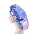 thumbnail image 2 of Extra Large Long Hair Care Satin Bonnet Cap Night Sleep Hat Head Wrap Cover, 2 of 5