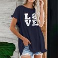 thumbnail image 2 of Camiseta de manga corta estampada casual para mujer OAVQHLG3B Store  lin121212, 2 of 5