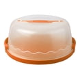 thumbnail image 4 of Luzkey Round Cake Carrier,with Lid and Handle,Fits 10" Cakes,Transport Cake Holds Pies Container,Cake Storage Container,Cake Keeper yellow, 4 of 8