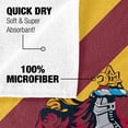 thumbnail image 4 of Harry Potter Gryffindor Crest Officially Licensed Beach Towel 30' X 60', 4 of 6