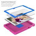 thumbnail image 4 of Feishell Case for iPad 9th/8th/7th Gen 10.2 inch 2021/2020/2019 with Screen Protector,Shockproof Rugged 360 Rotatable Folding Handle Kickstand Kids Friendly EVA Case Cover with Shoulder Strap,Rose, 4 of 8