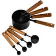 thumbnail image 4 of SIEYIO Set of 4 Baking Tool Set Stainless Steel Measuring Cups Measuring Spoons Wood Handle Kitchenwares for Baking Cooking, 4 of 21