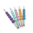 thumbnail image 1 of 5 Balls Pink Back And Neck Massager,massage Stick Hedgehog Ball, Relax Muscle Fitness Exercise Roller, Yoga Roller Az21165, 1 of 1