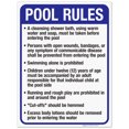 thumbnail image 1 of Oklahoma Pool Rules Sign, Complies With State Of Oklahoma Pool Safety Code, (SI-62137) 18x24 Corrugated Plastic, 1 of 7