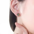 thumbnail image 1 of WIFKLSIIPG Bijoux Boucles d'Oreilles Rondes en Zircon Plein Diamant Grandes Boucles d'Oreilles Rondes Creuses Trois Boucles d'Oreilles pour Femmes, 1 of 4