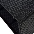 thumbnail image 7 of (Set of 2) Adjustable Outdoor Chaise Lounge Chair Rattan Wicker Patio Lounge Chair for Outdoor Patio Beach Pool Backyard Lounge Chairs with Cushion, Canopy and Cup Table, 7 of 7