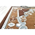 thumbnail image 3 of Glamour Thick Plush Oriental Area Rug Traditional Carpet Floral Medallion Design-206 (2'6"x3'9",Espresso), 3 of 31