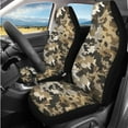 thumbnail image 2 of Uorisanigo Camouflage Auto Seat Cover Sets 14 Pcs with Cars Headrest Cover and Steering Wheel Cover Armrest Cover Car and Auto Seat Belt Cover and Water Cup Pad Comfortable Fit Car,Suv, 2 of 6