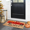 thumbnail image 1 of Thanksgiving Welcome Doormat with Festive Holiday Greeting for Seasonal Home Entryway, 1 of 5